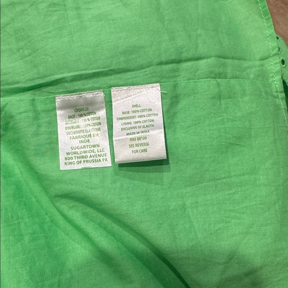 Lilly Pulitzer Kelly Green Eyelet Ruffle Dress - Picture 4 of 4